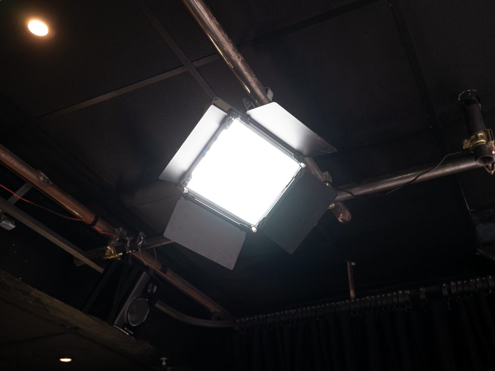 Studio de tournage à Paris — éclairage